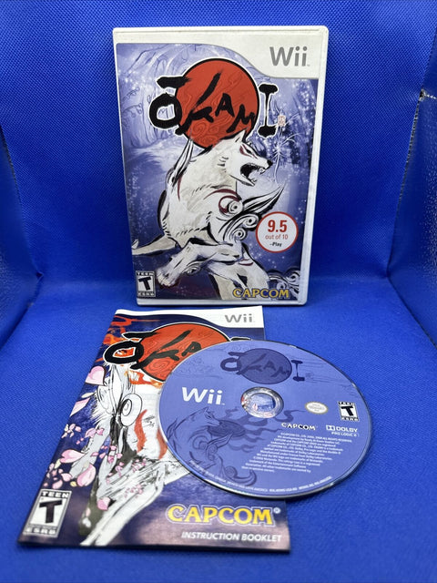 Okami (Nintendo Wii, 2008) CIB Complete - Tested!