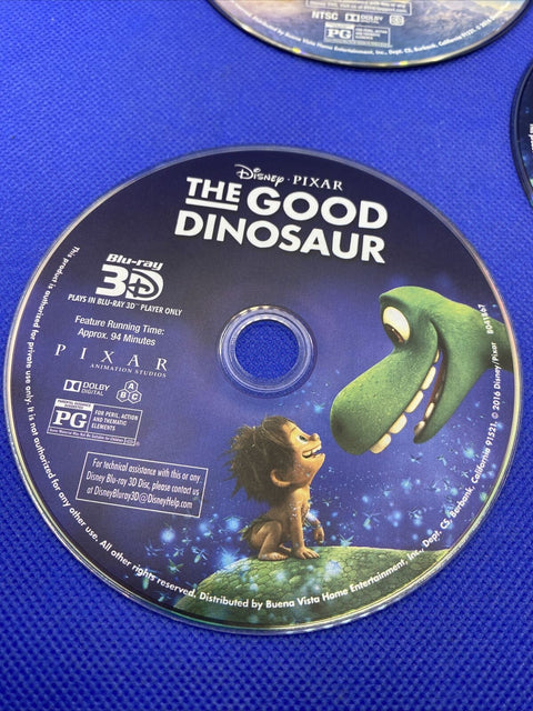 The Good Dinosaur 3D (Blu-ray/DVD, 3-Disc Set, 2016, US) Tested!