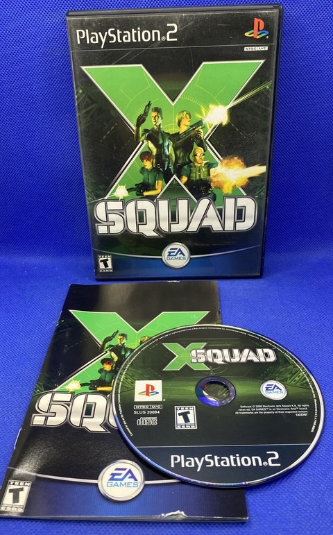 X Squad (Sony PlayStation 2, 2000) PS2 CIB Complete - Tested!