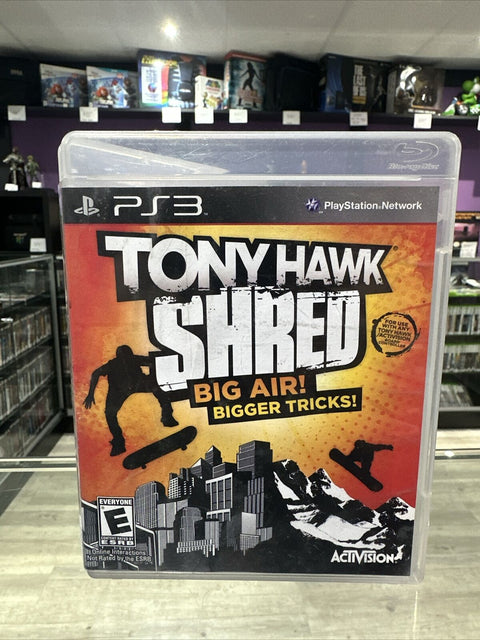 Tony Hawk: Shred (Sony PlayStation 3, 2010) PS3 CIB Complete Tested!