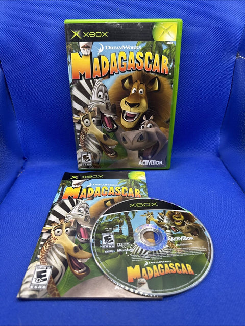 Madagascar (Microsoft Original Xbox, 2005) Complete - Tested!