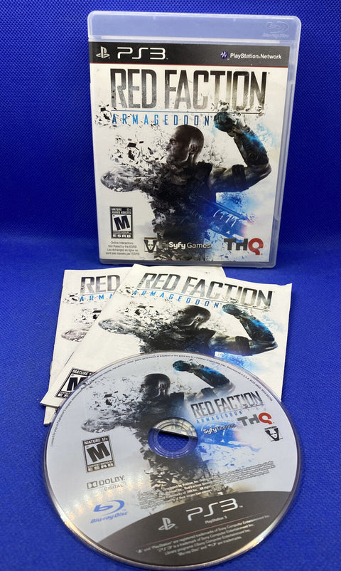 Red Faction: Armageddon (Sony PlayStation 3, 2011) PS3 CIB Complete - Tested!