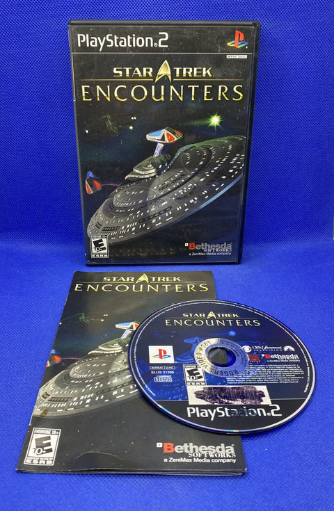 Star Trek: Encounters (Sony PlayStation 2, 2006) PS2 CIB Complete - Tested!