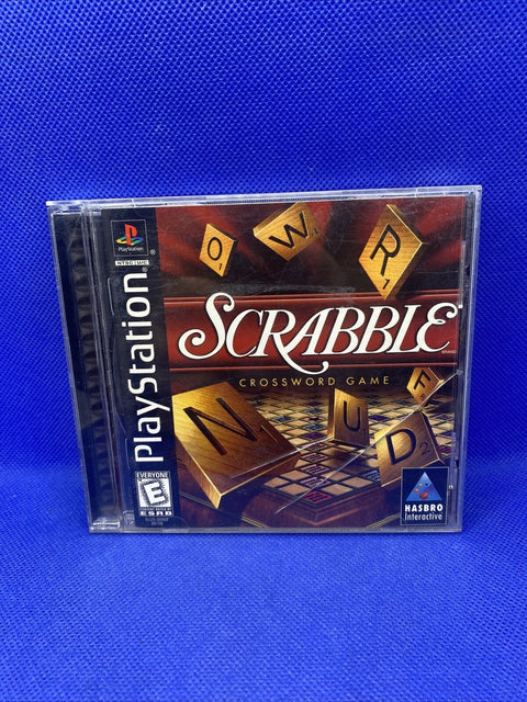 Scrabble Crossword Game (Sony PlayStation 1, 1999) PS1 CIB Complete - Tested