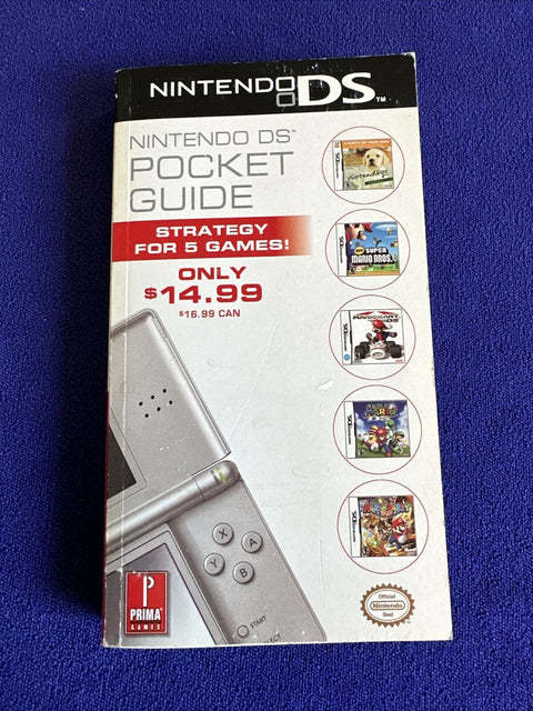 Nintendo DS Pocket Guide - 5 Game Strategy Game Guide Super Mario Bros, 64, Kart