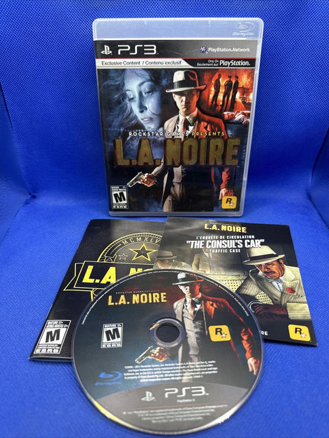 L.A. Noire (Sony PlayStation 3, 2011) PS3 CIB Complete - Tested!