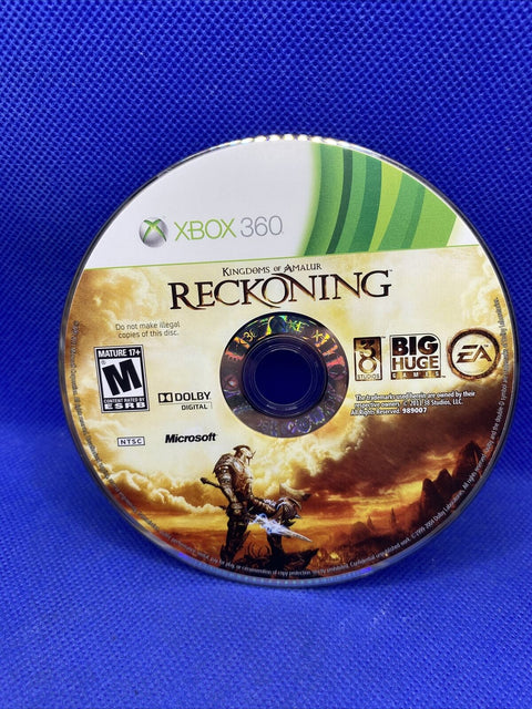 Kingdoms of Amalur: Reckoning (Microsoft Xbox 360, 2012) CIB Complete - Tested!