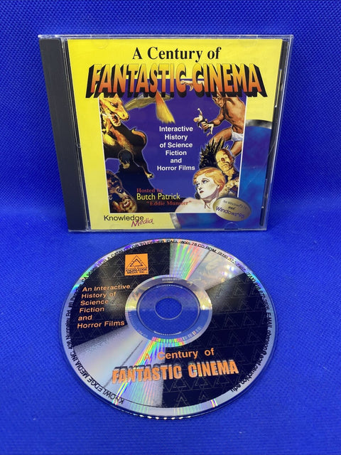 Fantastic Cinema (1996, CD-Rom, Windows 3.1x + 95) Knowledge Media Inc - RARE!