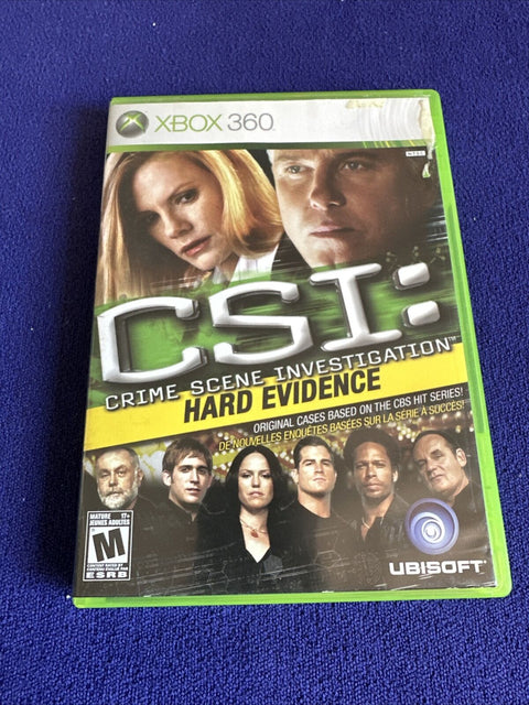 CSI: Crime Scene Investigation Xbox 360 Lot - Deadly Intent + Hard Evidence