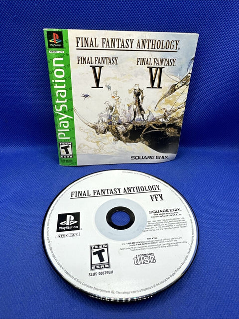 Final Fantasy Anthology (Sony PlayStation 1 1999) FF V Disc + Manual Only Tested