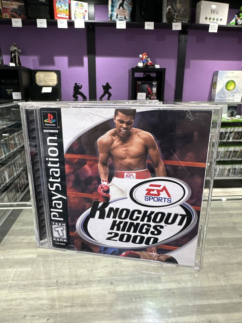 Knockout Kings 2000 (Sony PlayStation 1, 1999) PS1 CIB Complete Tested!