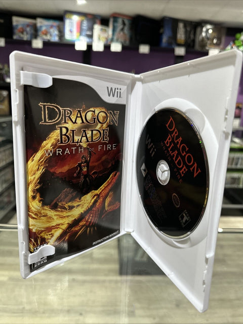 Dragon Blade: Wrath of Fire (Nintendo Wii, 2007) CIB Complete Tested!