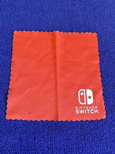 Official Nintendo Switch Cleaning Cloth 4” Red