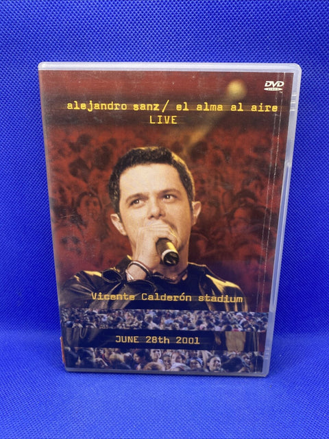 Alejandro Sanz - El Alma Al Aire En Directo (DVD, 2002)