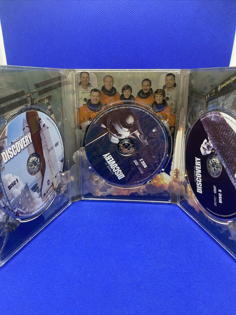 NASA Voyage Of Discovery The Complete Story Of STS-114 3 DVD Tin Can Collection