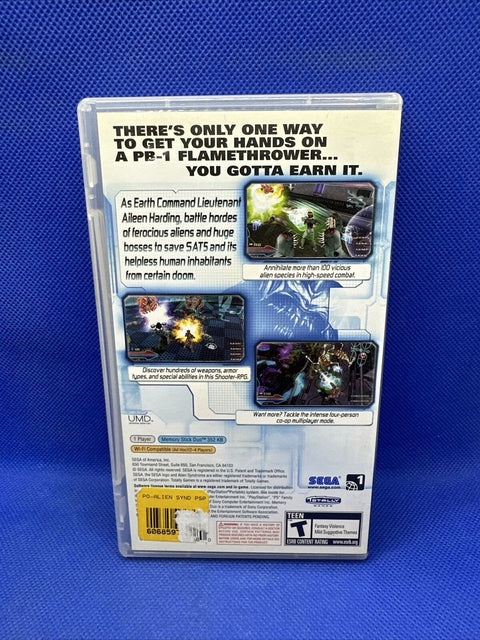 Alien Syndrome (Sony PSP) CIB Complete - Tested!