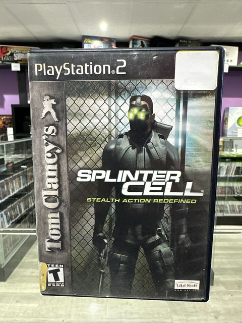 Tom Clancy's Splinter Cell (Sony PlayStation 2, 2003) PS2 Tested!