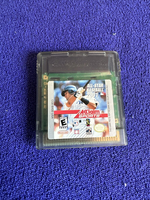 All-Star Baseball 2001 (Nintendo Game Boy Color, 2000) GBC Complete - Tested!