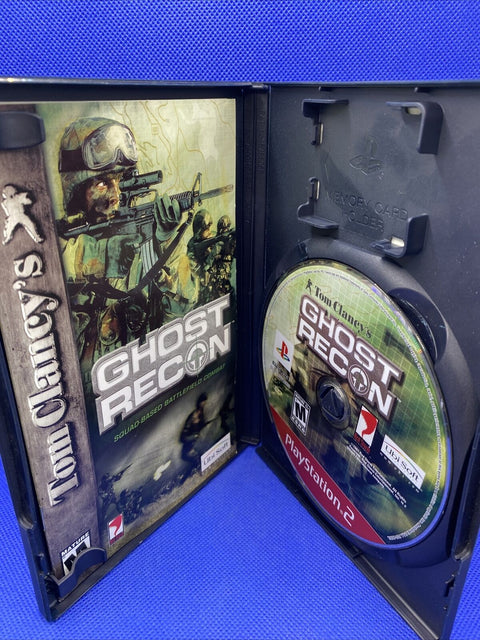 Tom Clancy's Ghost Recon 1 + 2 Lot (Sony PlayStation 2) PS2 Complete Tested!