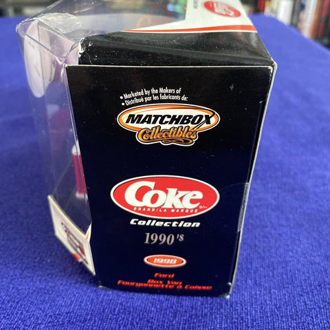 NEW! Matchbox Collectibles Coca Cola Coke 1998 Ford Box Van 1/64 w/ Drugstore