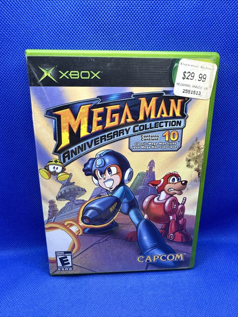 Mega Man Anniversary Collection (Microsoft Original OG Xbox) Complete Tested!