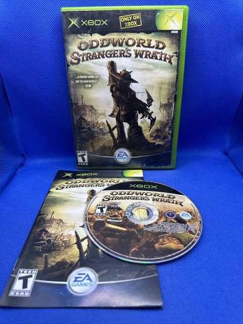 Oddworld: Stranger's Wrath (Microsoft Original Xbox, 2005) CIB Complete - Tested