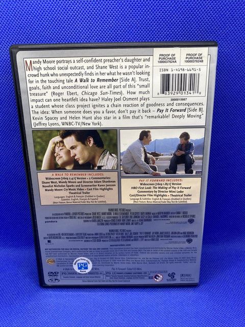 A Walk to Remember/Pay It Forward (DVD, 2008)