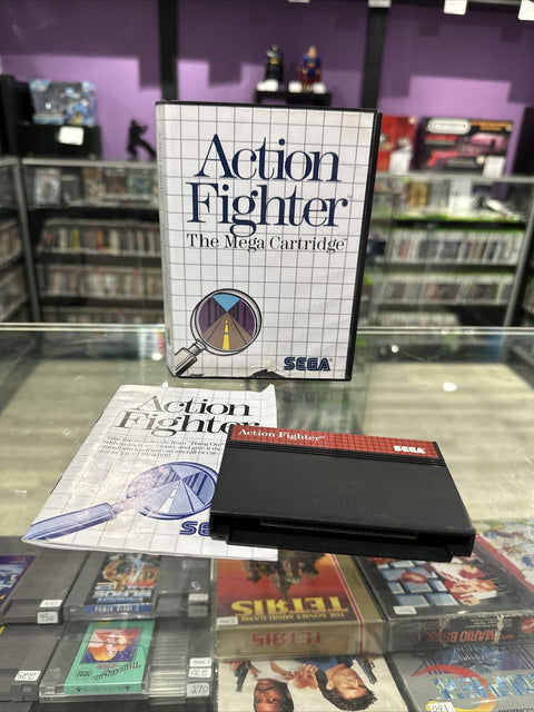 Action Fighter (Sega Master System, 1986) SMS Complete - Tested!