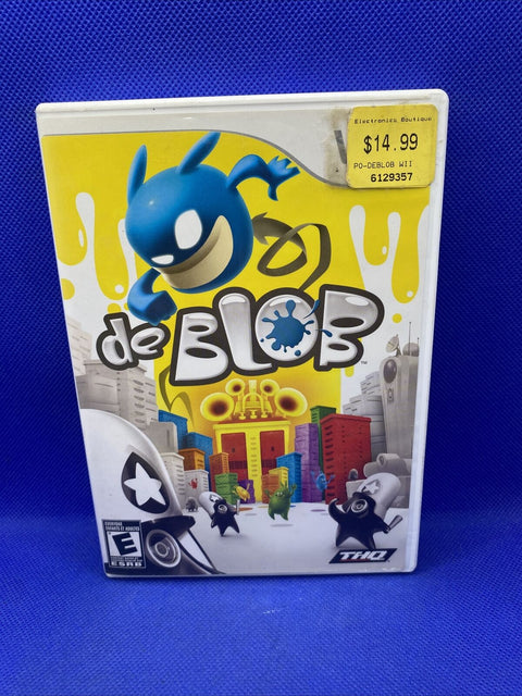 De Blob / DeBlob (Nintendo Wii, 2008) CIB Complete - Tested!