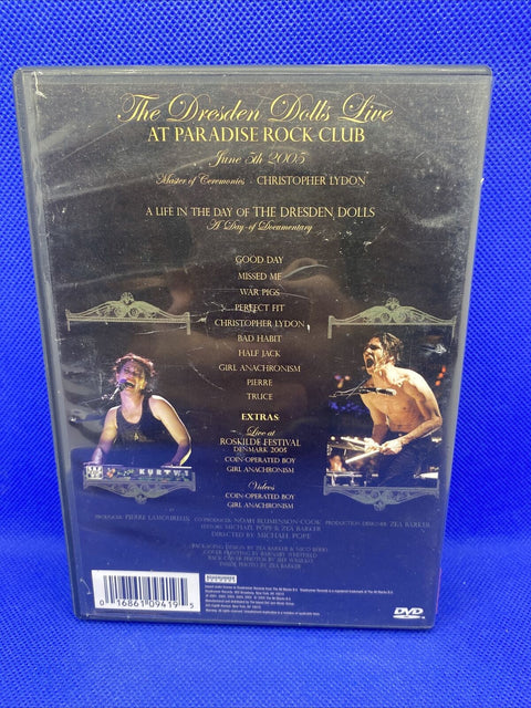 The Dresden Dolls - In Paradise (DVD, 2005, Roadrunner Records)