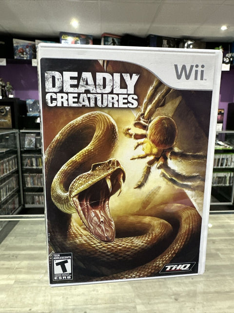 Deadly Creatures (Nintendo Wii, 2009) CIB Complete Tested!