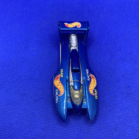 Hot Wheels Hydroplane 1995 Model Series Collector #346 #6 Of 12 - Blue 1:64
