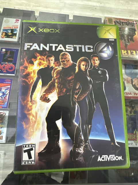 Fantastic 4 (Microsoft Original Xbox, 2005) Complete Tested!