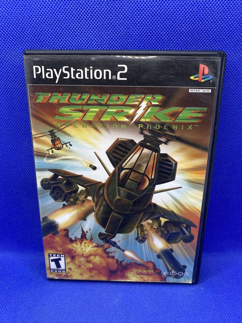 ThunderStrike: Operation Phoenix (Sony PlayStation 2, 2001) PS2 Complete Tested!