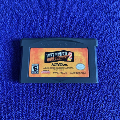 Tony Hawk's Underground 2 (Nintendo Game Boy Advance) GBA CIB Complete Tested