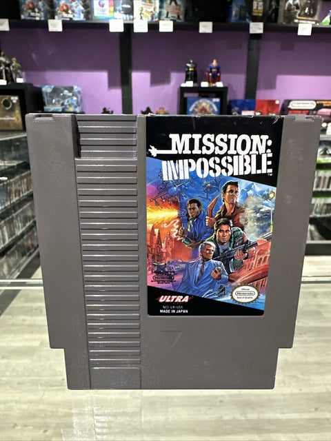 Mission: Impossible (Nintendo NES, 1990) Authentic Cartridge Only - Tested!