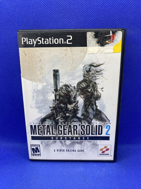 Metal Gear Solid 2 Substance (PlayStation 2, PS2) CIB Complete - Tested!