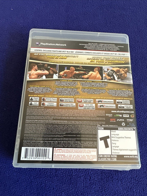 UFC Lot Undisputed 2009 2010 + Trainer (PlayStation 3, PS3) All Complete Tested!