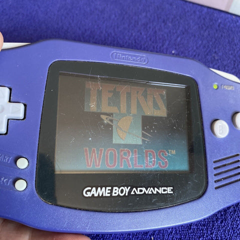 Tetris Worlds (Nintendo Game Boy Advance) GBA Complete Tested w/ Box Protector