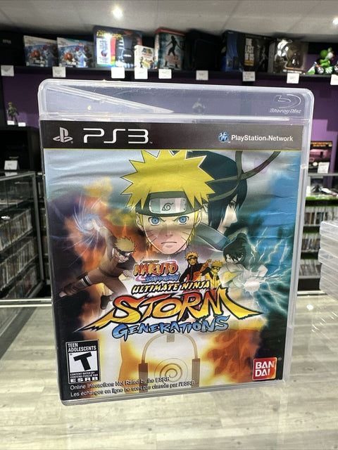 Naruto Shippuden Ultimate Storm Generations - Sony PlayStation 3 PS3 Complete