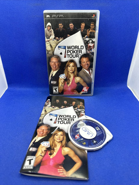 WORLD POKER TOUR - Sony PSP - CIB Complete - Tested!