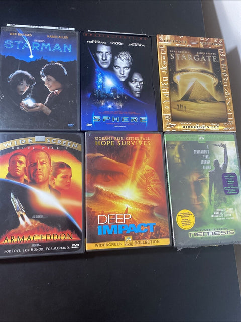 HUGE Sci-Fi DVD Lot Bundle - 45 Discs - Star Trek, Stargate, Aliens, UFO + More!