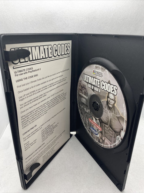 Action Replay Ultimate Codes - God Of War II 2 - Sony Playstation 2 PS2