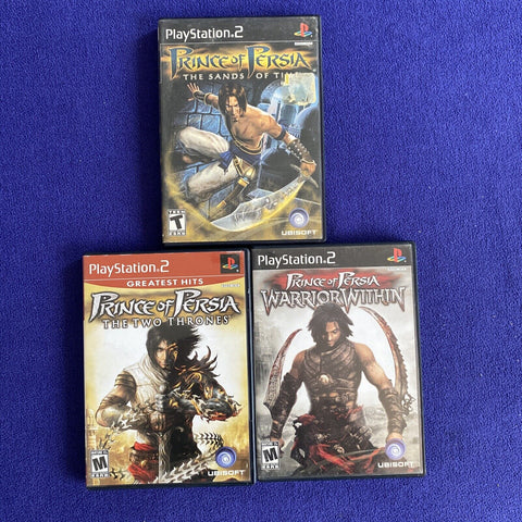 Prince Of Persia Trilogy PS2 Playstation 2 - All Complete + Tested!