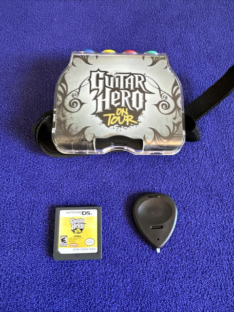 Guitar Hero On Tour Bundle - Nintendo DS Game + Controller Guitar Grip Accessory