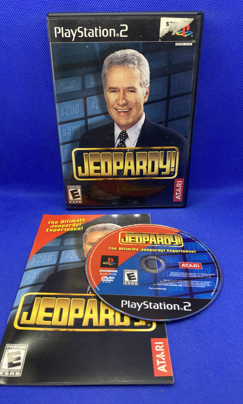 Jeopardy (Sony PlayStation 2, 2003) PS2 CIB Complete Tested!