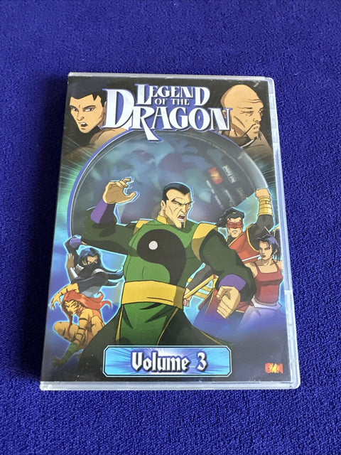 Legend of the Dragon Vol 1 2 3 Lot (DVD, 2007) Tested!