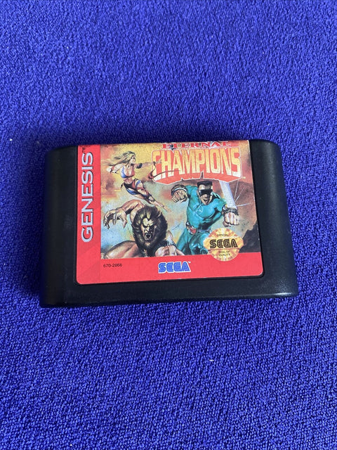 Eternal Champions (Sega Genesis, 1993) Authentic CIB Complete - Tested!