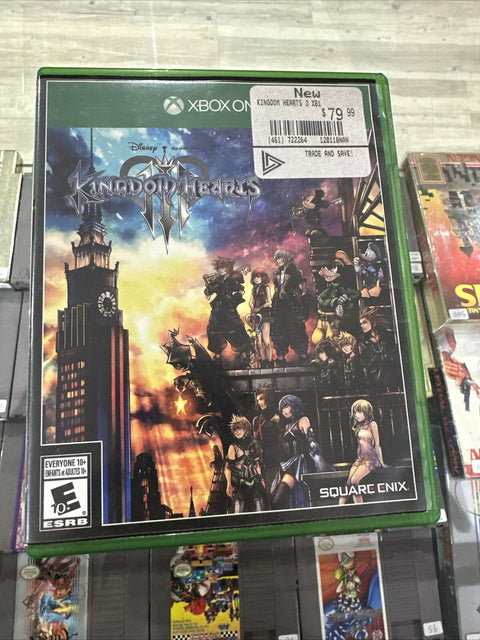 Kingdom Hearts III - Microsoft Xbox One - XB1 Tested! *Printed Cover*