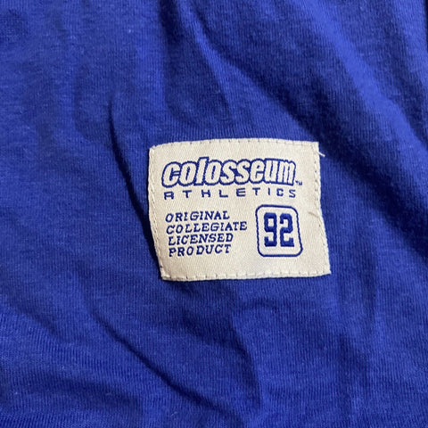 Vintage VTG 90s Florida Gators FSU Colosseum Blue T-Shirt - Size L Large